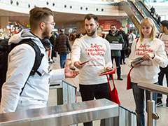 "Москва поздравляет тебя!": волонтеры проведут в столичных аэропортах новогоднюю акцию для туристов